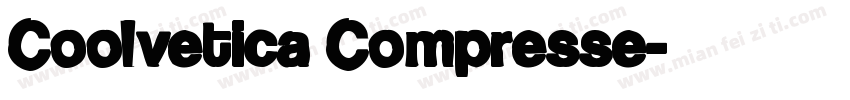 Coolvetica Compresse字体转换